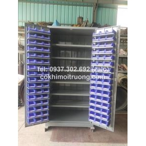 Tủ dụng cụ kết hợp với lưới treo dụng cụ